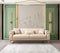 Belinda Ivory Velvet Sofa 89" & Loveseat 69"