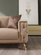 Belinda Coffee Velvet Sofa 89" & Loveseat 69"