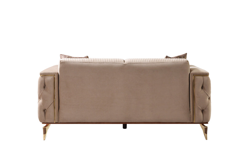 Belinda Coffee Velvet Sofa 89" & Loveseat 69" [ETA: 1/15]