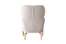 Angela Ivory Velvet Chair