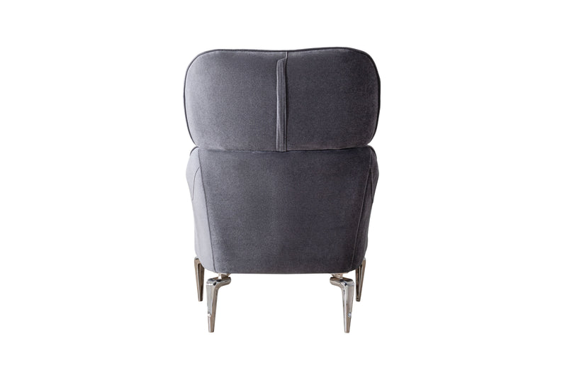 Angela Gray Velvet Chair