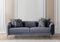 Angela Gray Velvet Sofa 91" & Loveseat 71"