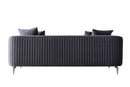 Angela Gray Velvet Sofa 91" & Loveseat 71"