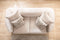 Angela Ivory Velvet Sofa 91" & Loveseat 71"