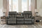 Willamen Quarry Reclining Sofa with Drop Down Table - 1480189