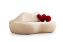 Lips Ivory Boucle Loveseat