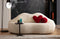 Lips Ivory Boucle Loveseat