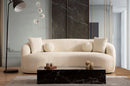 Bonita Ivory Boucle Sofa 91" & Loveseat 81"