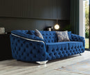 Lupino Blue Velvet Sofa & Loveseat - Luna Furniture