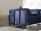 Santana Navy Velvet Sofa 89" & Loveseat 69"