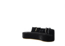 Ella Black Velvet 106" Chaise Lounge [ETA: 8/15]