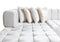 Ariana Ivory Velvet Double Chaise 138" Sectional