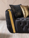 Fanci Black Velvet Sofa 94" & Loveseat 82"