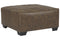 Abalone Chocolate Oversized Accent Ottoman - 9130208 - Nova Furniture