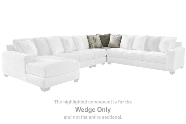 Ardsley Pewter Wedge - 3950477 - Nova Furniture