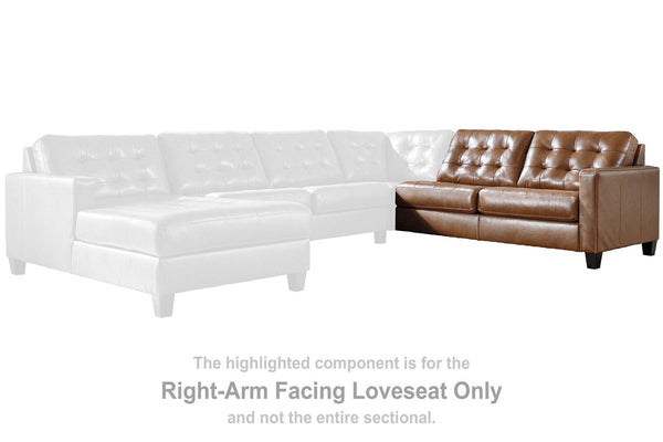Baskove Auburn Right-Arm Facing Loveseat - 1110256 - Nova Furniture