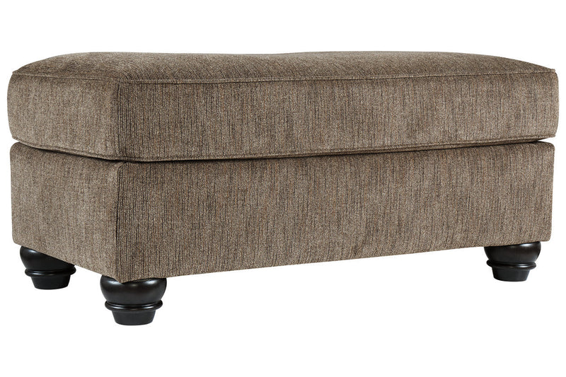 Braemar Brown Ottoman - 4090114 - Nova Furniture