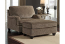 Braemar Brown Ottoman - 4090114 - Nova Furniture