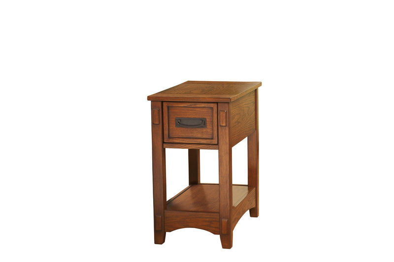 Breegin Brown Chairside End Table - T007-319 - Nova Furniture