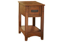 Breegin Brown Chairside End Table - T007-319 - Nova Furniture