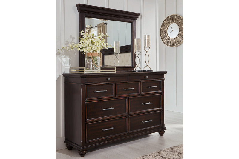 Brynhurst Dark Brown Bedroom Mirror (Mirror Only) - B788-36 - Nova Furniture