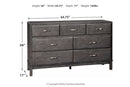 Caitbrook Gray Dresser - B476-31 - Nova Furniture