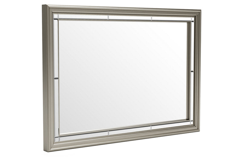 Chevanna Platinum Bedroom Mirror (Mirror Only) - B744-36 - Nova Furniture