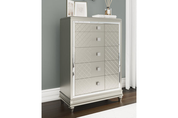 Chevanna Platinum Chest of Drawers - B744-46 - Nova Furniture