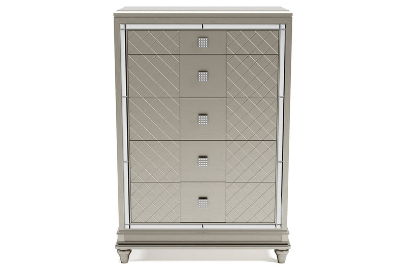 Chevanna Platinum Chest of Drawers - B744-46 - Nova Furniture