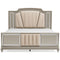 Chevanna Platinum LED Upholstered Panel Bedroom Set - SET | B744-56 | B744-58 | B744-97 | B744-92 | B744-46 - Nova Furniture