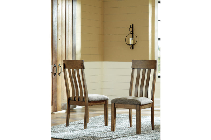 Flaybern Light Brown Dining Chair, Set of 2 - D595-01 - Nova Furniture