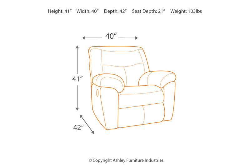 Follett Coffee Recliner - 6520225 - Nova Furniture