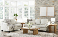 Genoa Coconut Leather Living Room Set - SET | 4770438 | 4770435 - Nova Furniture