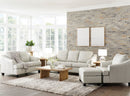 Genoa Coconut Leather Living Room Set - SET | 4770438 | 4770435 - Nova Furniture