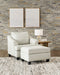 Genoa Coconut Leather Living Room Set - SET | 4770438 | 4770435 - Nova Furniture