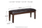 Haddigan Dark Brown Dining Bench - D596-00 - Nova Furniture