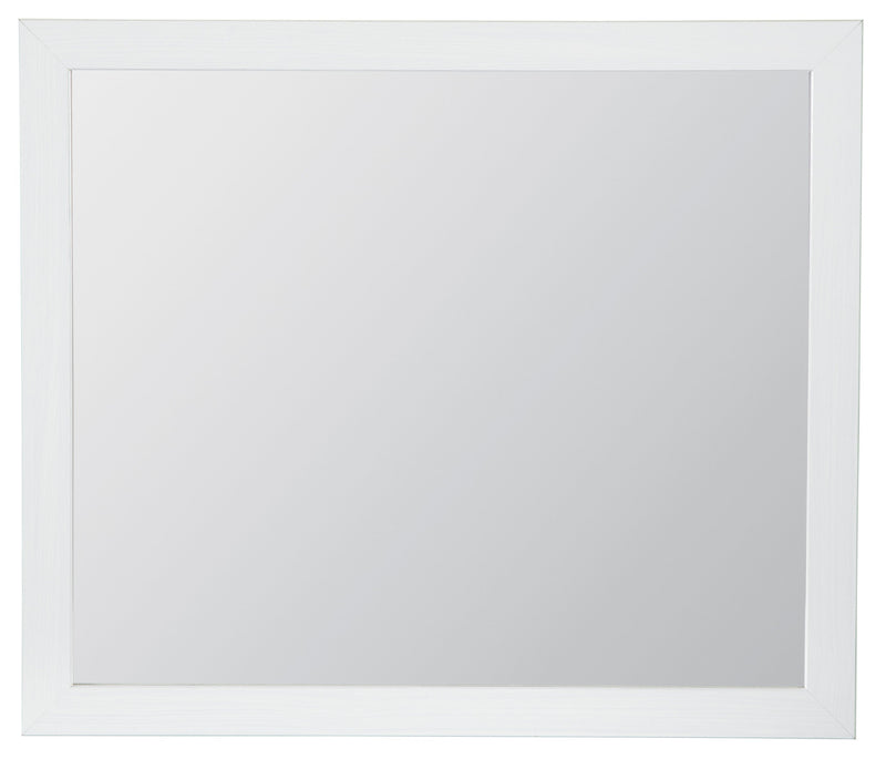 Jallory White Mirror (Mirror Only) - B302-36 - Nova Furniture