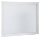 Jallory White Mirror (Mirror Only) - B302-36 - Nova Furniture