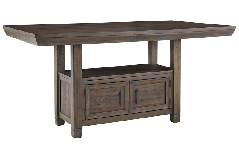 Johurst Grayish Brown Counter Height Dining Table - D762-32 - Nova Furniture