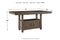 Johurst Grayish Brown Counter Height Dining Table - D762-32 - Nova Furniture