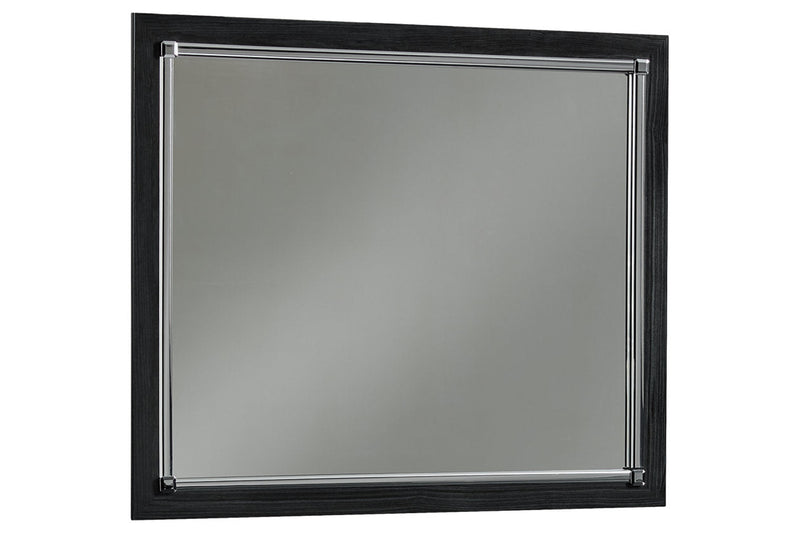 Kaydell Black Bedroom Mirror (Mirror Only) - B1420-36 - Nova Furniture