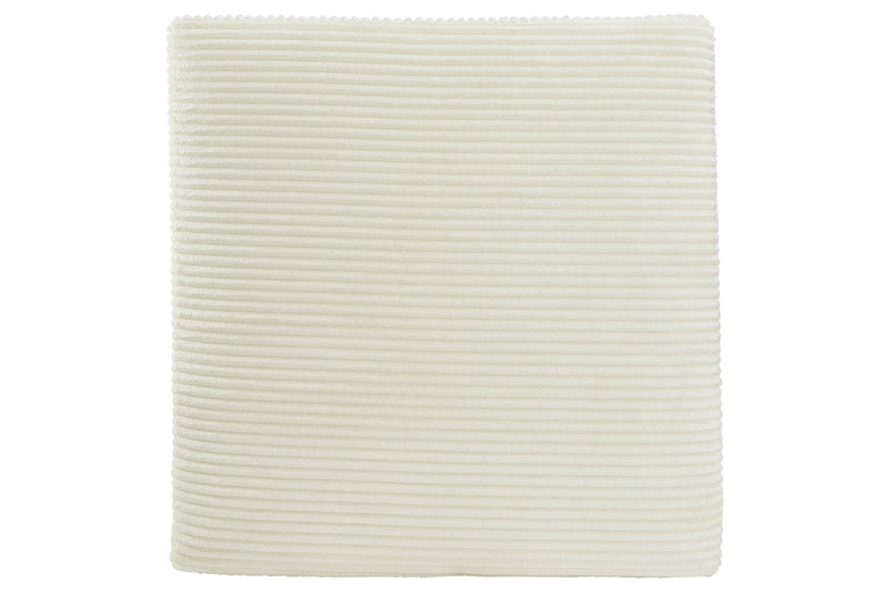 Lindyn Ivory Oversized Accent Ottoman - 2110408 - Nova Furniture