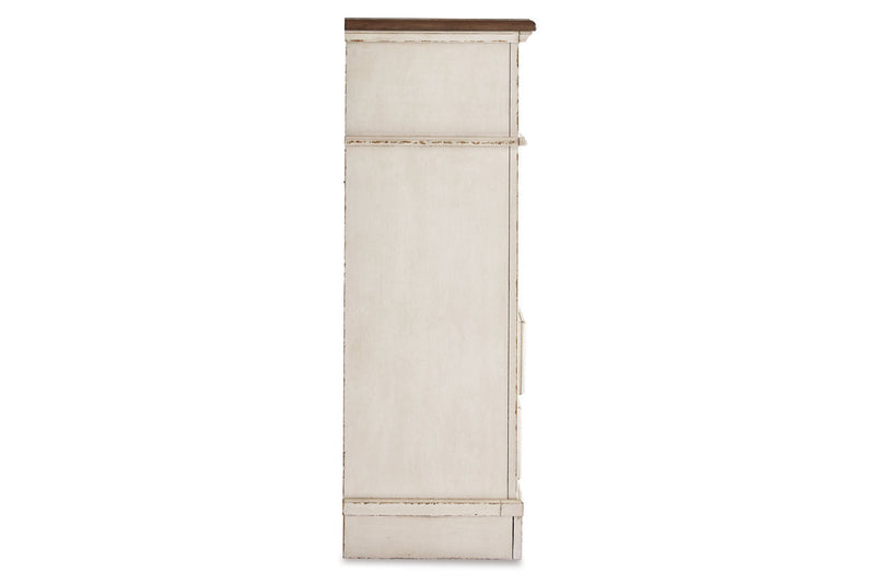 Realyn Chipped White Chest of Drawers - B743-45 - Nova Furniture