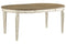 Realyn Chipped White Dining Extension Table - D743-35 - Nova Furniture