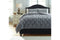 Rimy Gray 3-Piece Queen Comforter Set - Q756023Q - Nova Furniture