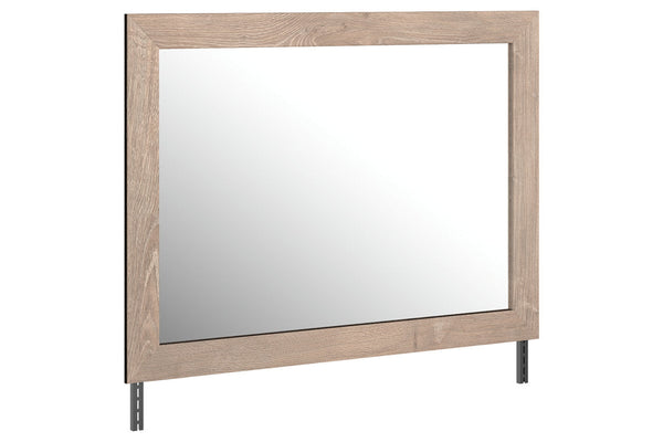 Senniberg Light Brown/White Bedroom Mirror (Mirror Only) - B1191-36 - Nova Furniture