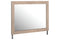 Senniberg Light Brown/White Bedroom Mirror (Mirror Only) - B1191-36 - Nova Furniture