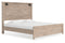 Senniberg Light Brown/White King Panel Bed - SET | B1191-56 | B1191-58 | B1191-99 - Nova Furniture