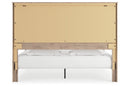 Senniberg Light Brown/White King Panel Bed - SET | B1191-56 | B1191-58 | B1191-99 - Nova Furniture