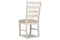 Skempton White/Light Brown Dining Chair, Set of 2 - D394-01 - Nova Furniture